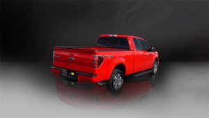 Ford F-150 Performance Exhaust - CORSA Performance - Cat Back, Single Side Exit - Polished - `11-`14